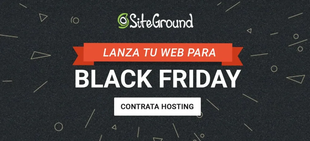 Ofertas de Black Friday en Siteground 2026 SiteGround Black Friday