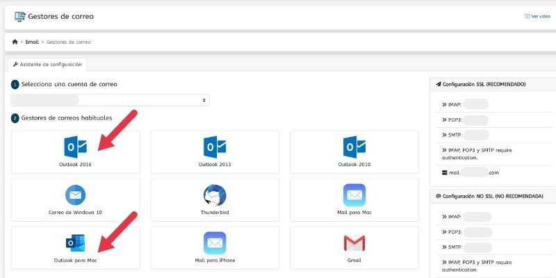 Configurar correo corporativo con Outlook