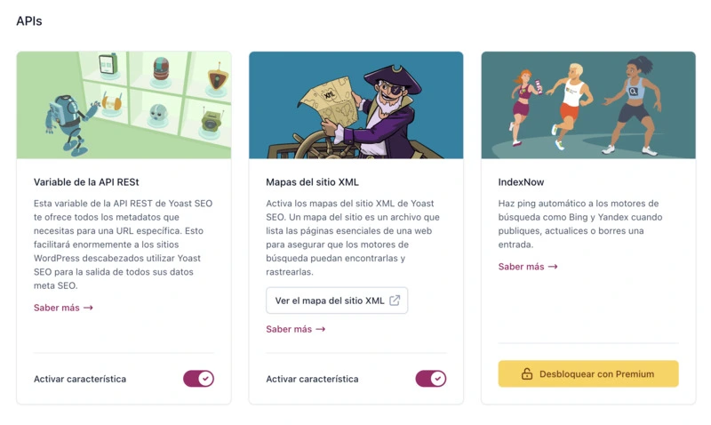 Creación de un Sitemap con Yoast SEO