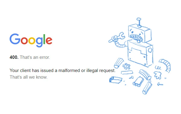 ¿Qué es un error Bad Request?
