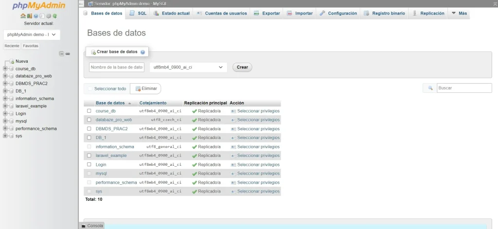 phpMyAdmin