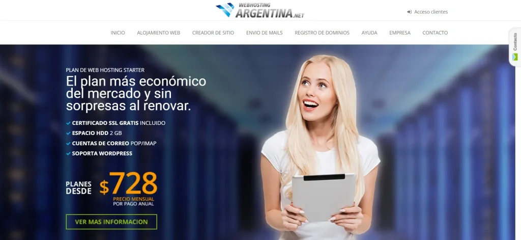 WebHosting Hosting en Argentina