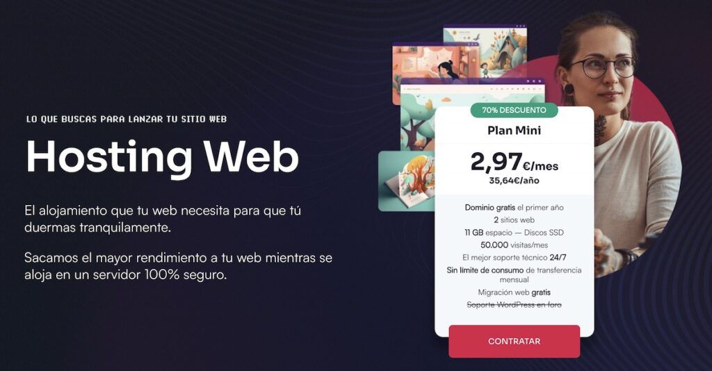 descuento para hostings españoles